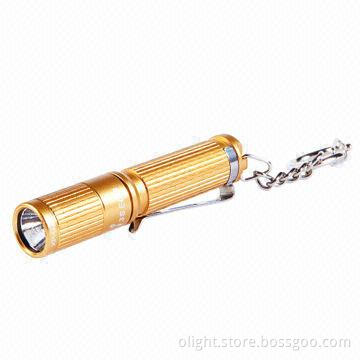 Hot Sale Aluminum Material Gift Use LED Flashlight with Brightness, 80lm Lumen Output